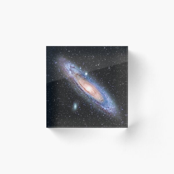 The Andromeda Galaxy Acrylic Block