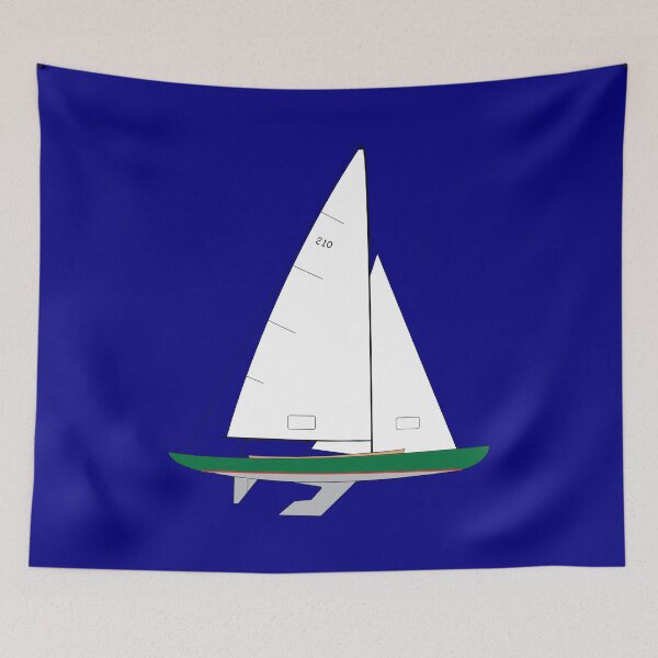 Item preview, International 210 Sailboat - Green designed and sold by CHBB.