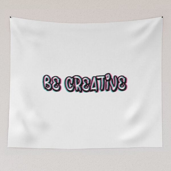 Item preview, be creative - blue and pink designed and sold by anniemarge.