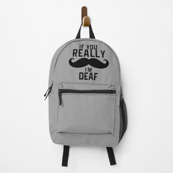 Item preview, If You Really Mustache I’m Deaf designed and sold by TrndSttr.