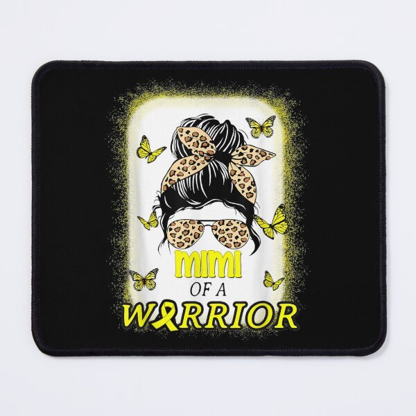 Item preview, Childhood Cancer  Awareness Mimi Of A Warrior Messy Bun  designed and sold by FelixRiojas.