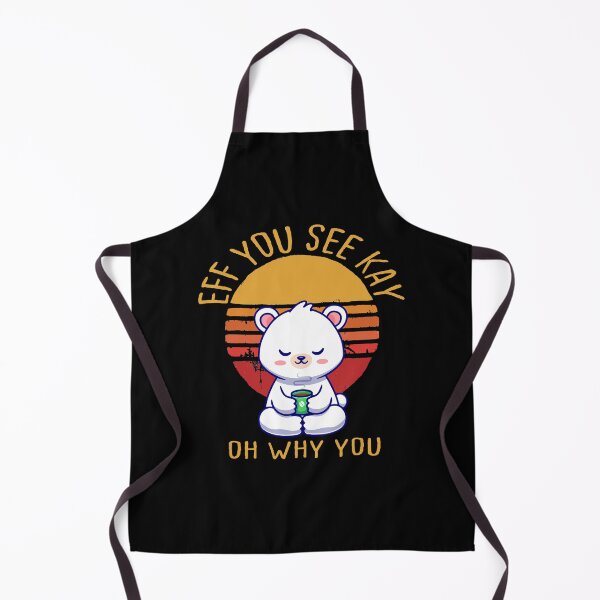 Item preview, Eff you see kay why oh you Bear Drinks Coffee - Funny designed and sold by Yonshop.