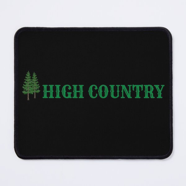 Item preview, High Country with Pine Trees on Black designed and sold by HighCountry2021.