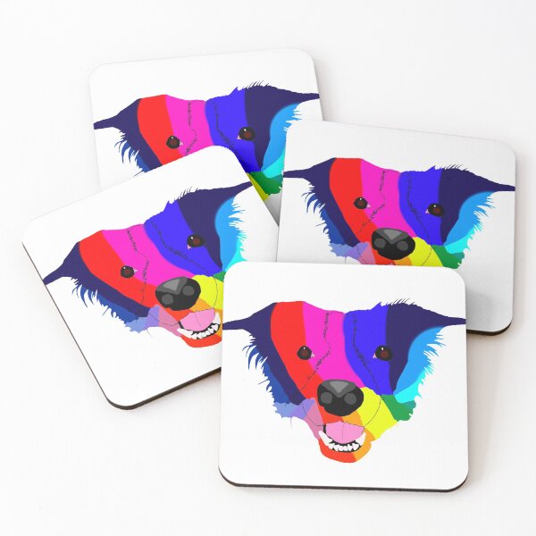 Item preview, Abstract Colorful happy dog designed and sold by wiwiart.