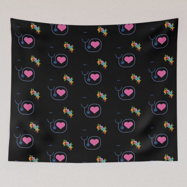Item preview, heart anatomy and stethoscope nurse designed and sold by t-style-jmah.