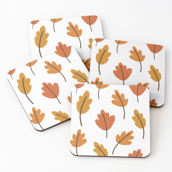 Item preview, Autumn Leaves Orange Fall Pattern designed and sold by bykirstco.