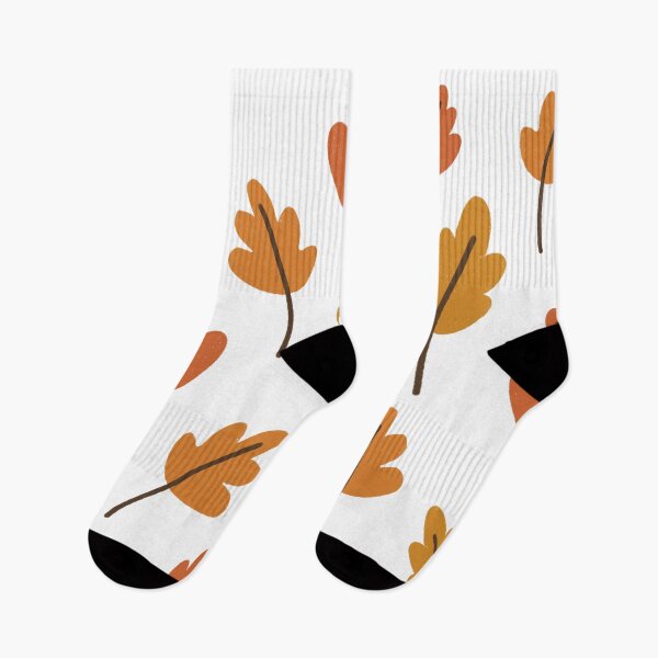 Item preview, Autumn Leaves Orange Fall Pattern designed and sold by bykirstco.