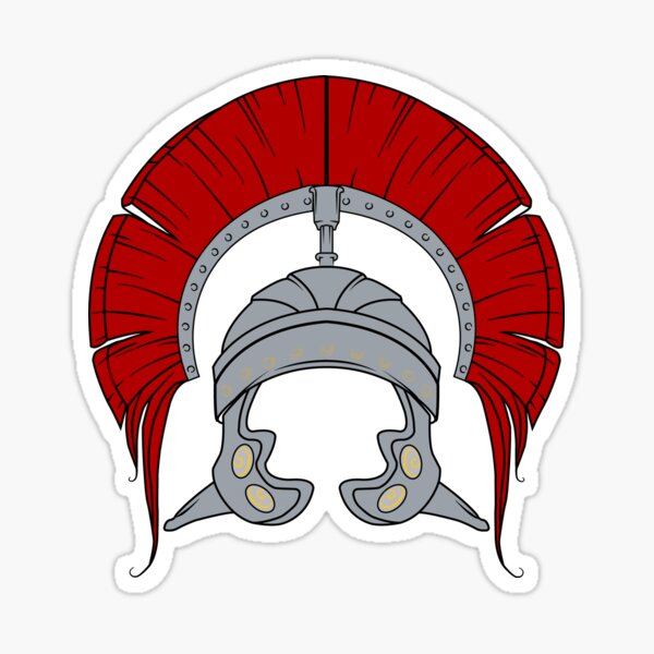 Dibujo del casco romano' Pegatina