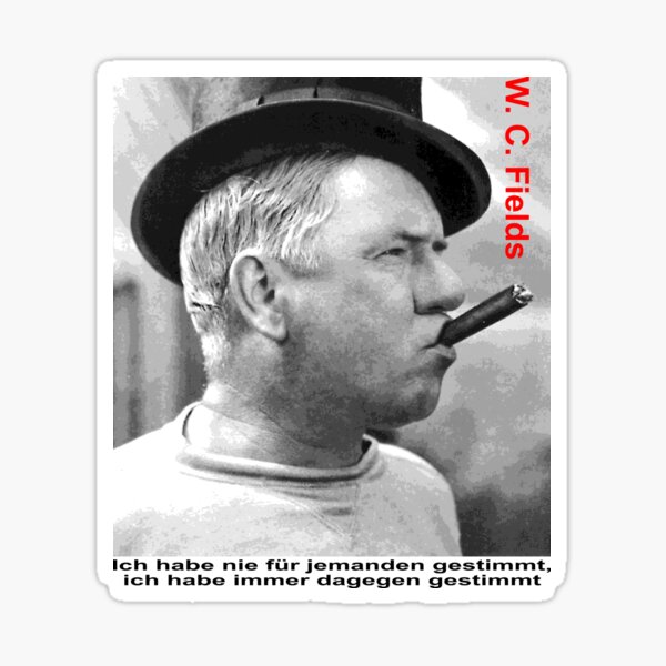 Vista previa del artículo con la obra «W.C. Fields 001», diseñado y vendido por Artman24.