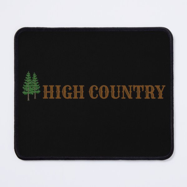 Item preview, High Country with Pine Trees-Brown on Black designed and sold by HighCountry2021.