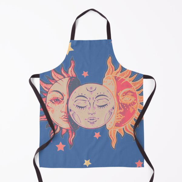 Item preview, Star child of the moon and sun ( dreamy blue bg, matte 1 version) designed and sold by VantaTheArtist.
