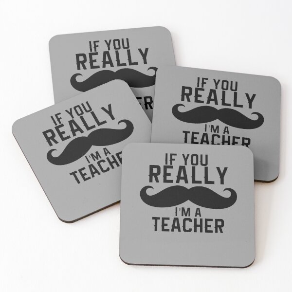 Item preview, If You Really Mustache I’m a Teacher designed and sold by TrndSttr.