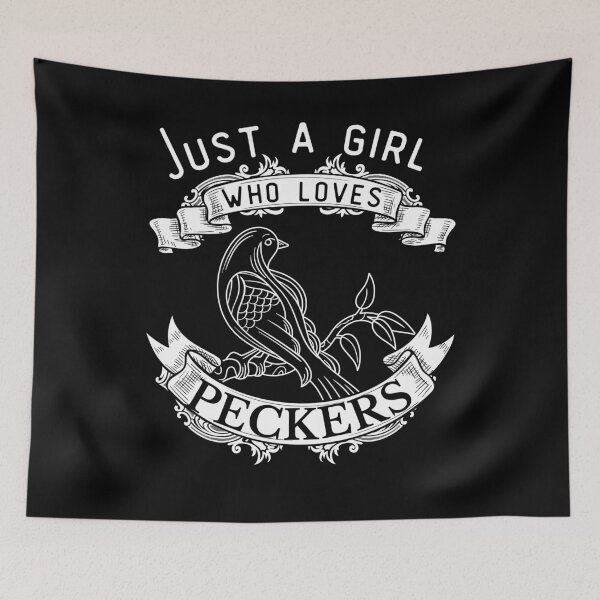 Item preview, Just a girl who loves peckers - funny designed and sold by narilex.