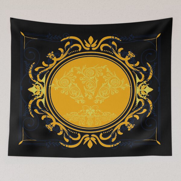 Item preview, Gold and Navy Blue Ornate Design  designed and sold by jcad216.