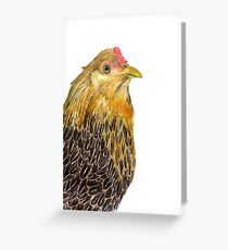Country Chicken Greeting Card