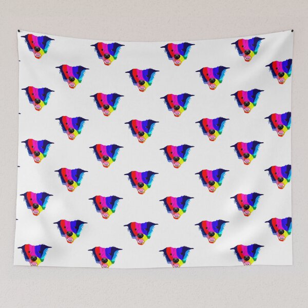 Item preview, Abstract Colorful happy dog designed and sold by wiwiart.