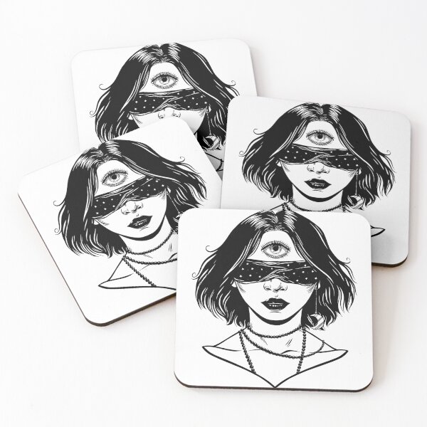 Item preview, Clairvoyant. third eye, tarot reading Women face  designed and sold by Thedoode.