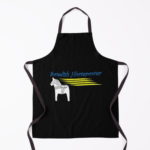 Item preview, Swedish Horsepower Yellow Wind on Black designed and sold by HighCountry2021.