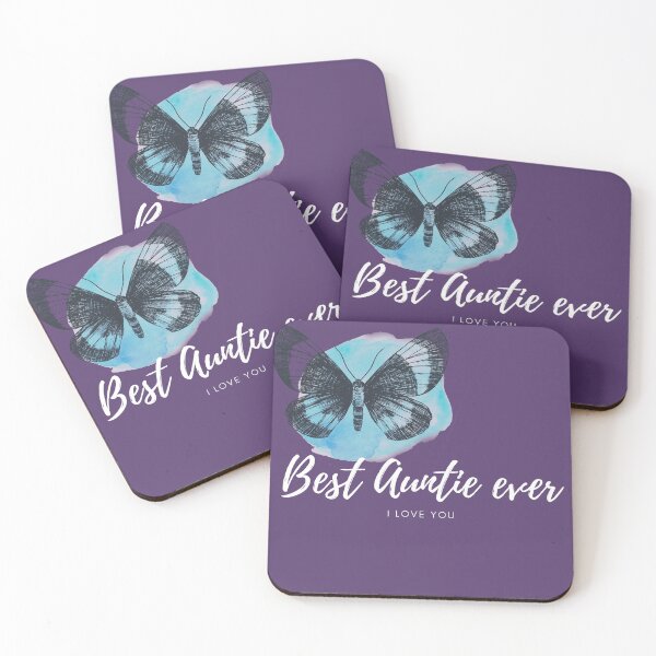 Item preview, Watercolor Butterfly - Best Auntie Ever Womens I love you Auntie Shirt I love my Aunt Gift for Aunt Funny shirt I love my Aunt designed and sold by catchyology.