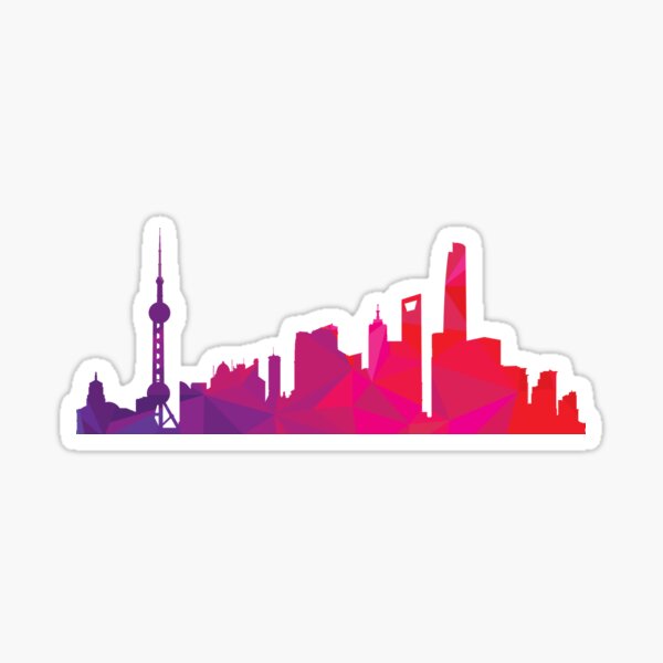Item preview, Shanghai skyline  designed and sold by maximgertsen.
