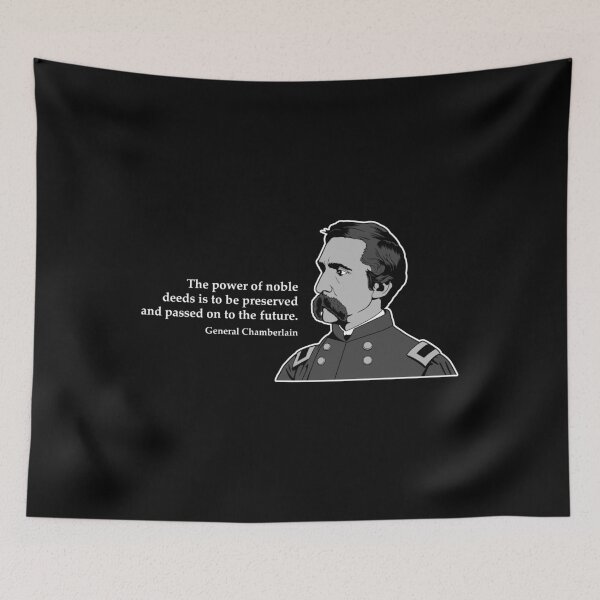 Item preview, Power Of Noble Deeds Civil War General Joshua Chamberlain print designed and sold by jakehughes2015.