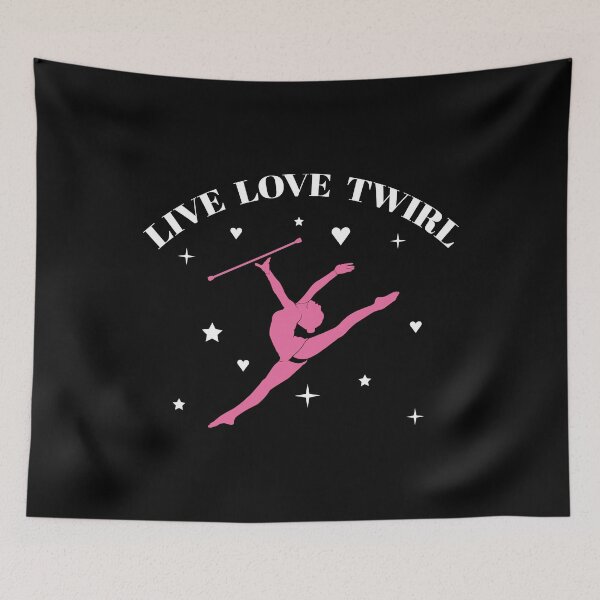 Item preview, Live Love Twirl Twirling Baton Twirler product designed and sold by jakehughes2015.
