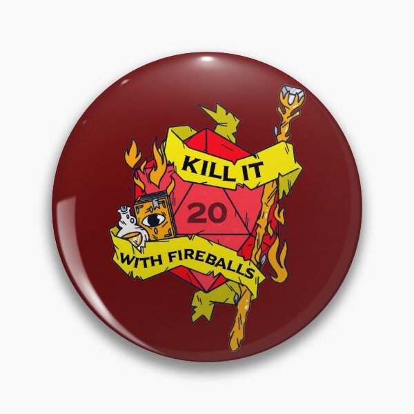 Item preview, Tabletop RPG Sorcerer - Kill It With Fireballs designed and sold by DungeonCrawlers.