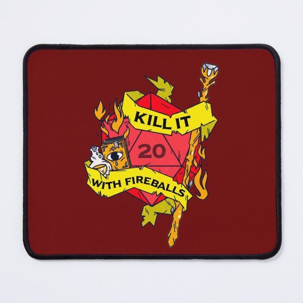 Item preview, Tabletop RPG Sorcerer - Kill It With Fireballs designed and sold by DungeonCrawlers.