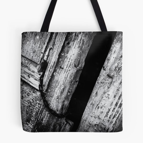 Item preview, Old Greek wooden door in Rethymnon, Crete | Black and White Photography designed and sold by Diana van Neck.
