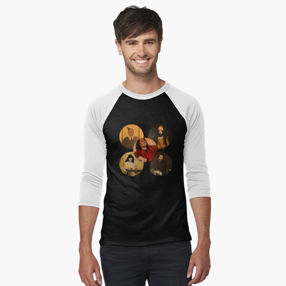 Aperçu de l'œuvre T-shirt baseball manches ¾ créée et vendue par RoyalNadja.