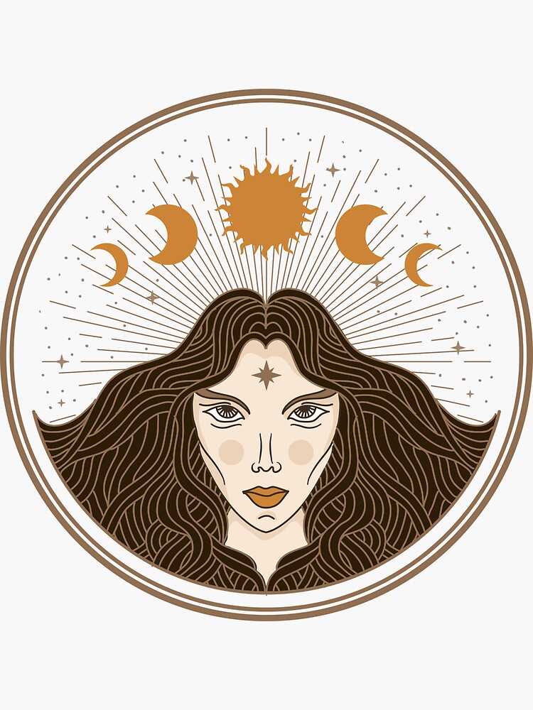 Tarot Hand' Sticker by holykrak  The moon tarot card, Tarot cards art, The  moon tarot