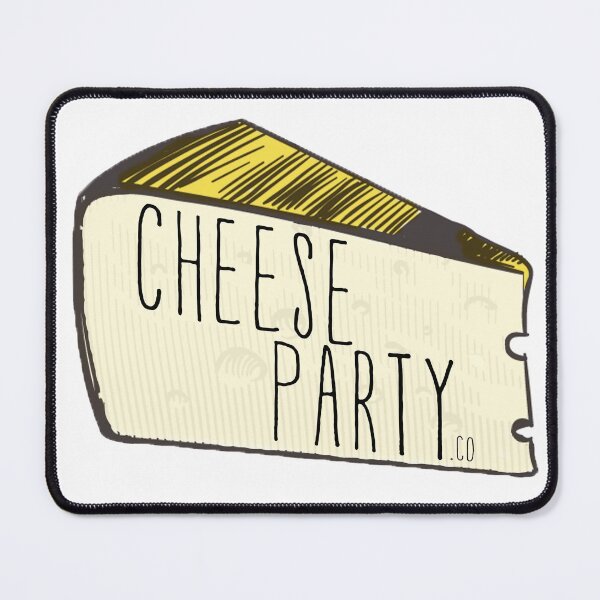 Item preview, CheeseParty.co Logo Sticker in Color designed and sold by jsjsjs3344.