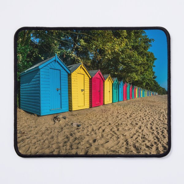 Item preview, Colourful Beach Huts designed and sold by LluniauDafyddEm.