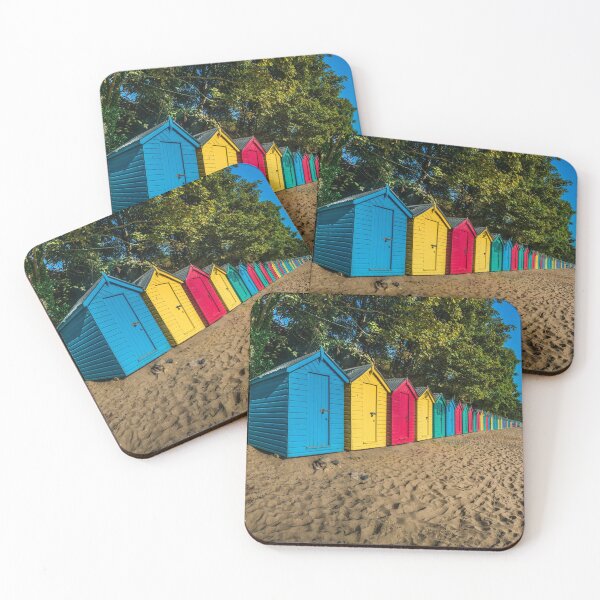 Item preview, Colourful Beach Huts designed and sold by LluniauDafyddEm.