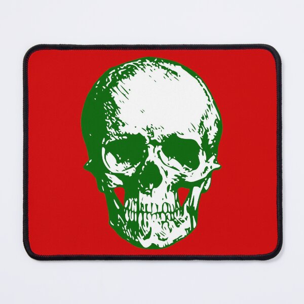 Item preview, ugly christmas skull goth skeleton red designed and sold by Gossip Rag.