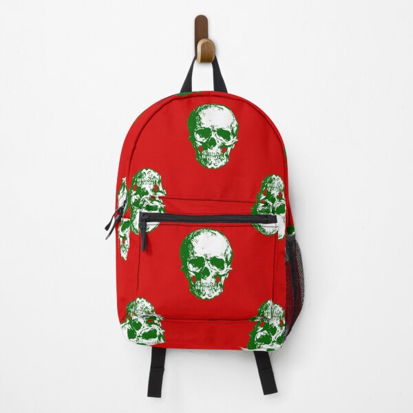 Item preview, ugly christmas skull goth skeleton red designed and sold by Gossip Rag.
