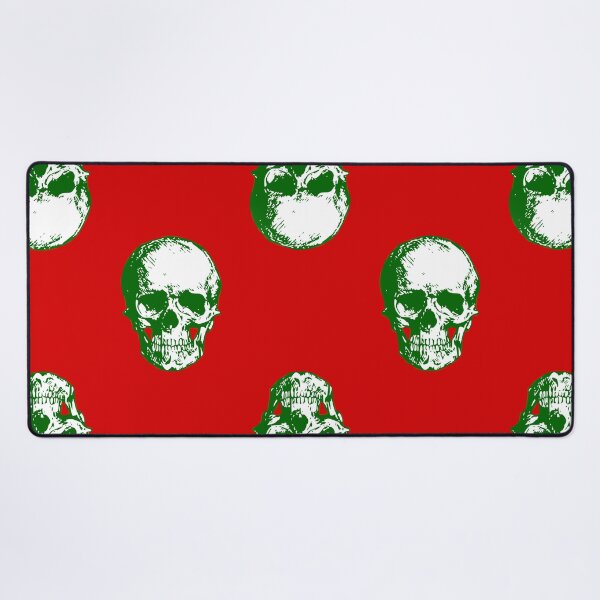 Item preview, ugly christmas skull goth skeleton red designed and sold by Gossip Rag.