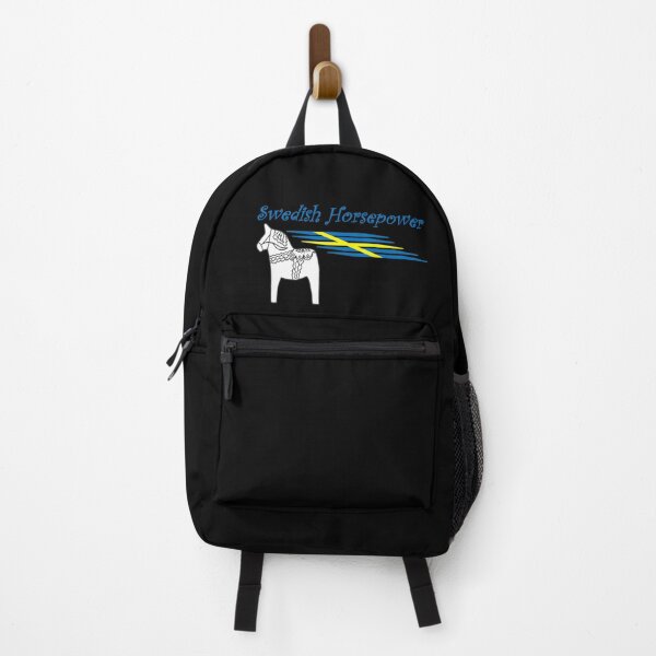 Item preview, Swedish Horsepower Wind Flag on Black designed and sold by HighCountry2021.