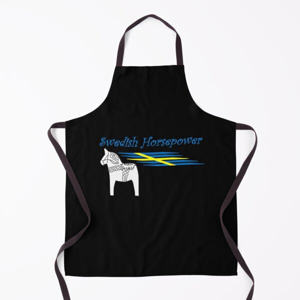 Item preview, Swedish Horsepower Wind Flag on Black designed and sold by HighCountry2021.