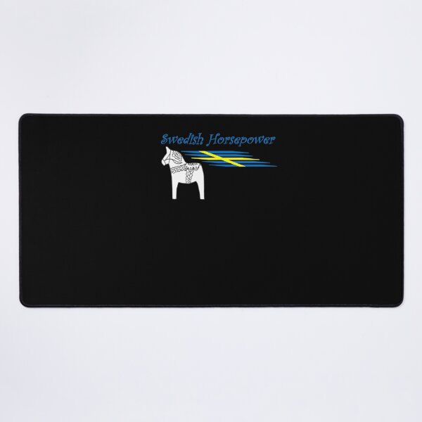 Item preview, Swedish Horsepower Wind Flag on Black designed and sold by HighCountry2021.