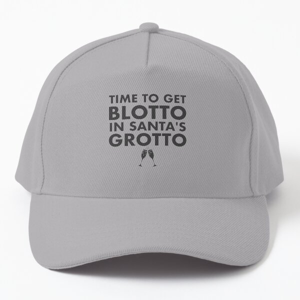 Time To Get Blotto In Santas Grotto Christmas Design Baseball Cap