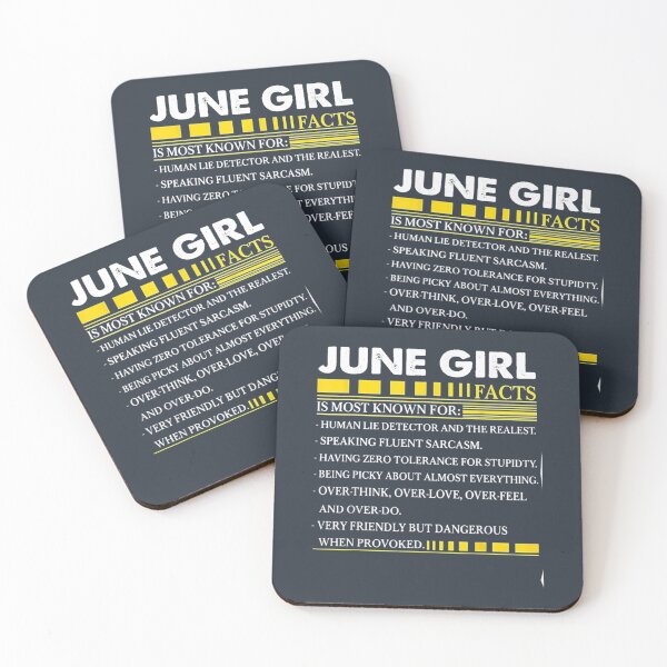 Item preview, June Girl Facts Known T-Shirt designed and sold by BanDicker.