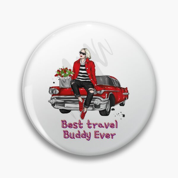 Item preview, Best Travel Buddy Ever designed and sold by Charming Doodles.