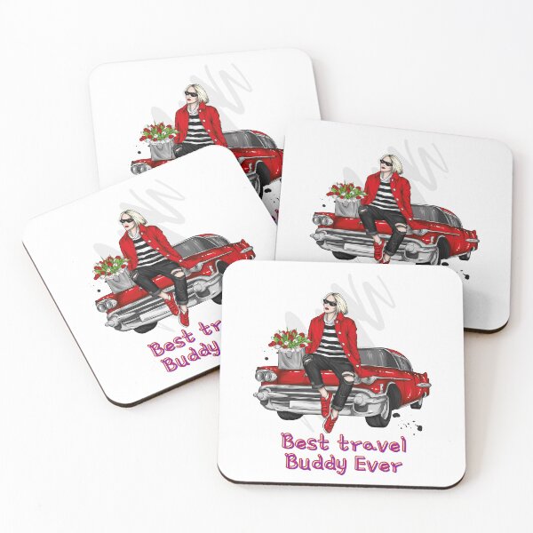 Item preview, Best Travel Buddy Ever designed and sold by Charming Doodles.