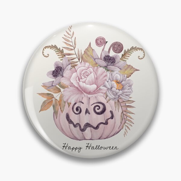 Item preview, Floral Pumpkin Happy Halloween designed and sold by GeeHanz.
