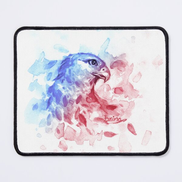 Item preview, Watercolor Splash Hawk, red white & blue designed and sold by Brina Williamson.