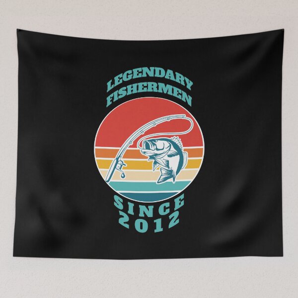 Item preview, Legendary Fishermen Since 2012 Year of Birth or 1st Year Fishing designed and sold by KeysTreasures.