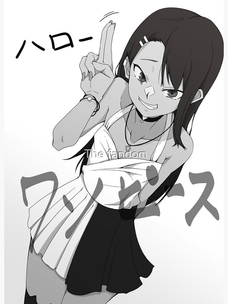 Nagatoro from the anime please don't bully me Nagatoro san Art Board Print  for Sale by The fandom