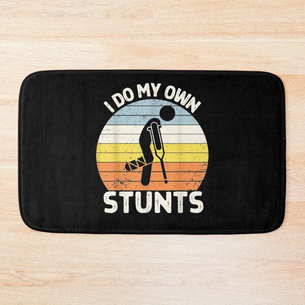 Item preview, I Do My Own Stunts Get Well Soon Gift Funny Leg Crutches  designed and sold by janetconnie8l.