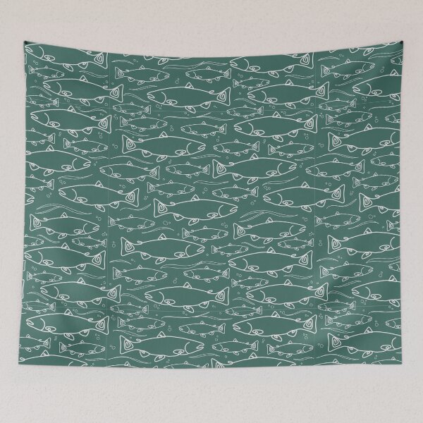 Item preview, Fishing Pattern designed and sold by sarahschroeder.